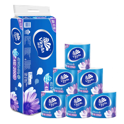 维达卷纸有芯4层200克*10卷细腻不易破全新升级柔软舒适吸水快优质原生木浆制成。国潮设计，品质更安心