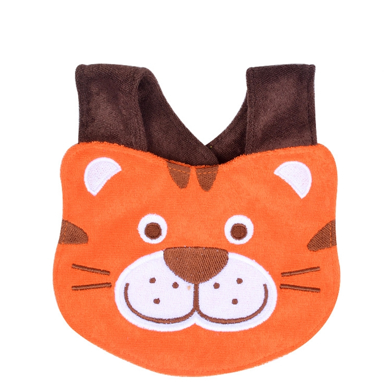 运智贝3条装宝宝口水巾婴幼儿童围嘴口水卡通造型小孩