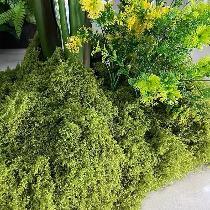 仿真苔藓造景假青苔植物装饰人造仿生草坪 100份起售高清大图