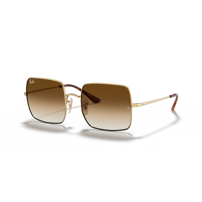 RayBan雷朋女款复古风格大框金属太阳眼镜蓝灰渐变时尚遮阳镜 Arista_Gold_Light_Brown_Gradie