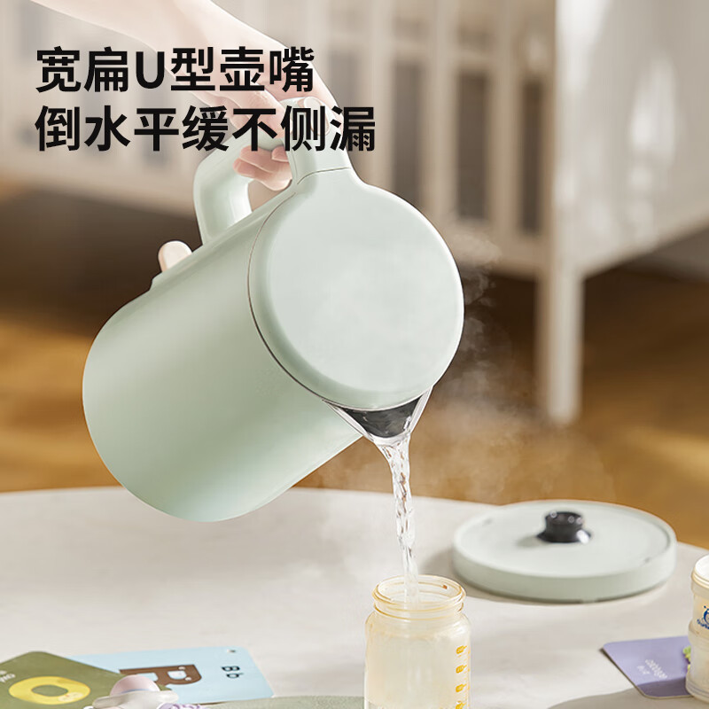 九阳(Joyoun热水壶烧水壶电水壶1.7L 无缝易洁内胆 316L不锈钢 家用开水壶 K17FD-W186 1.7L