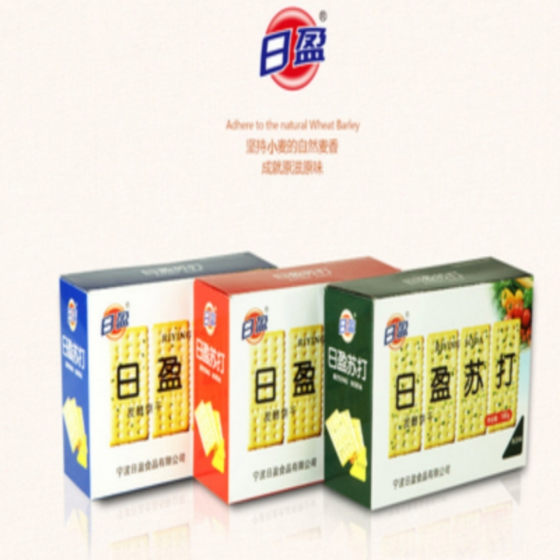 (日盈芝麻味无蔗糖苏打饼干180g1*24)