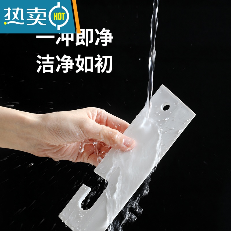 敬平FaSoLa刮水板硅胶台面刮水器保洁清洁工具刮板卫生间玻璃器刮刀 360°旋转多功能刮水器擦玻璃器高清大图