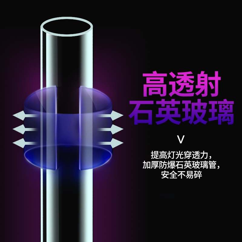 水缸led灯管造景装饰防水三基色水陆藻缸水族箱照明潜水鱼缸灯高清大图