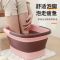 可折叠小号洗脸盆(婴儿专用) 可折叠足浴盆+[无赠品] 家用方形圆形折叠泡脚桶泡脚盆小腿膝盖养生足浴熏蒸宿舍洗脚神器