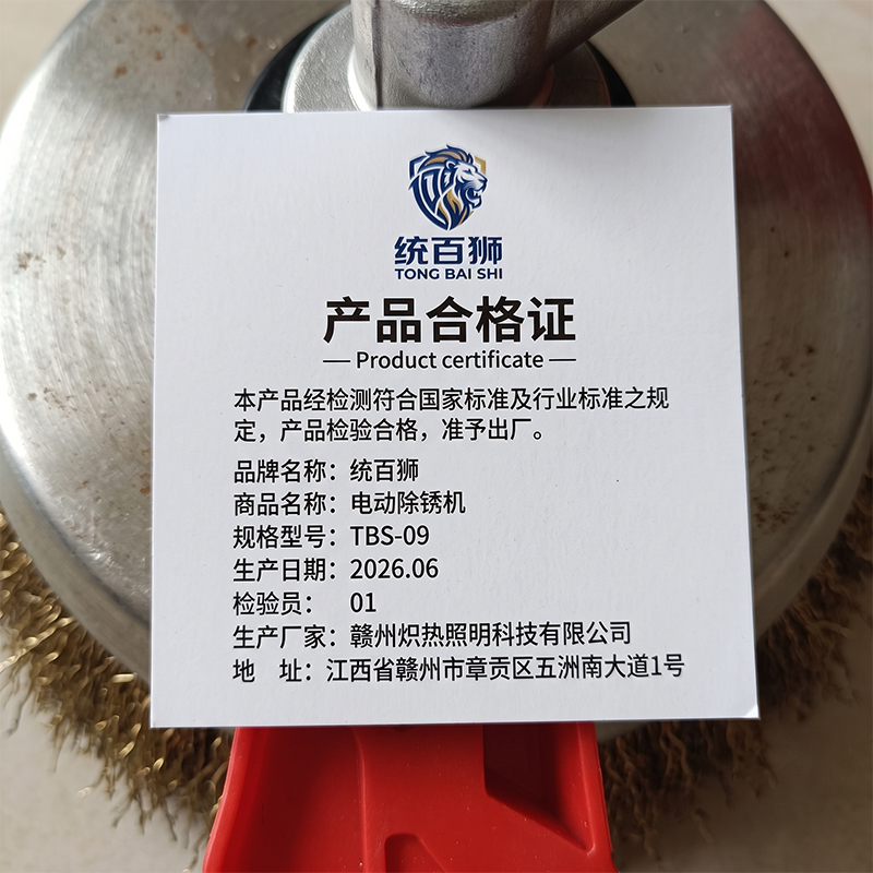 统百狮 电动除锈机 TBS-09 台高清大图
