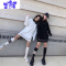 Ideamini春夏中筒长袜韩国棉小腿袜日系TB学生袜女jk高筒袜运动潮牌长筒袜丝袜