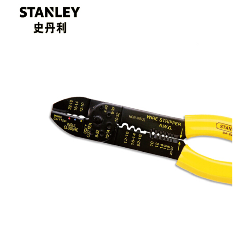 史丹利 剥线压接钳9“ 84-223-22
