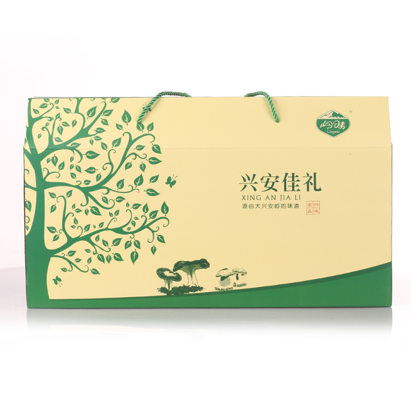 岭味(Lingwei) 大兴安岭野生菌菇礼盒 兴安佳礼菌菇大礼包 5罐/盒
