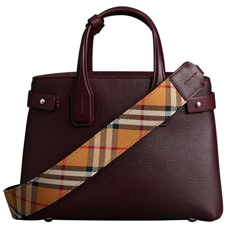 【直营】博柏利(BURBERRY)Banner女士小牛皮单肩包手提包斜挎包 女包