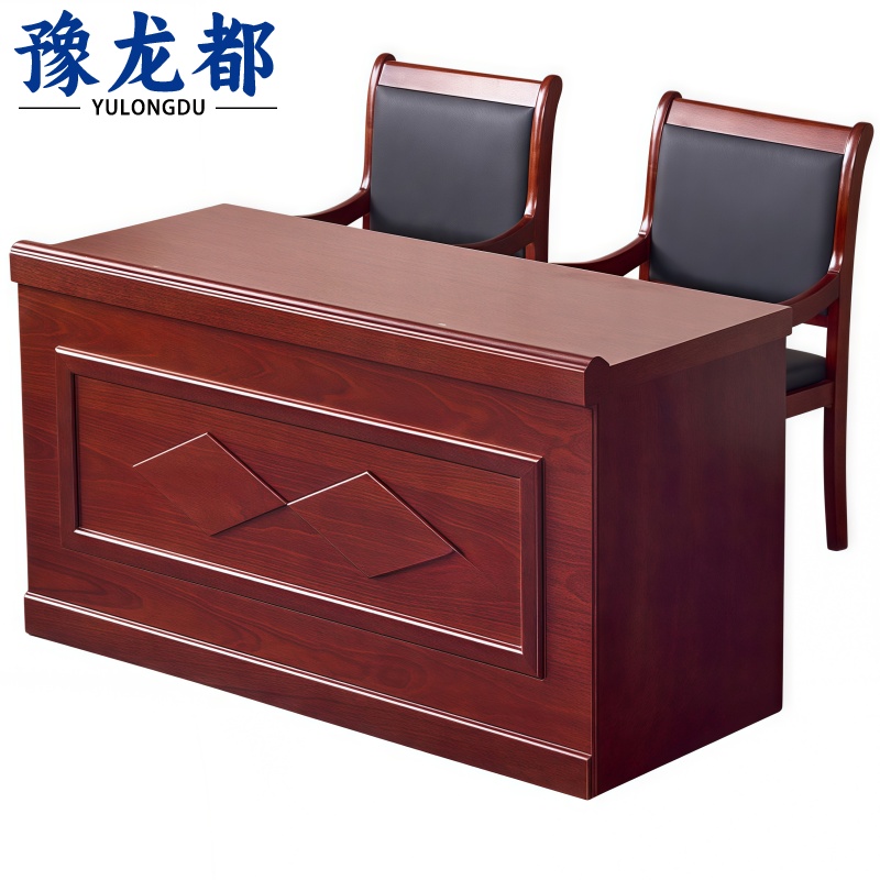 豫龙都主席台+2椅1.4m套