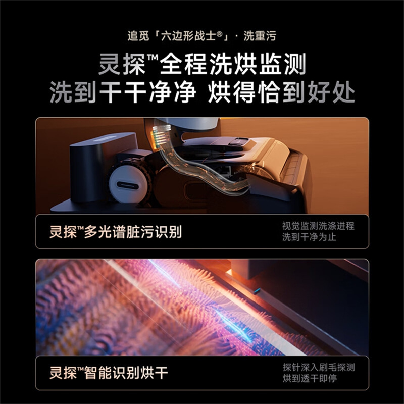 追觅90°C热水洗地洗地机H40 Ultra HHR48A高清大图