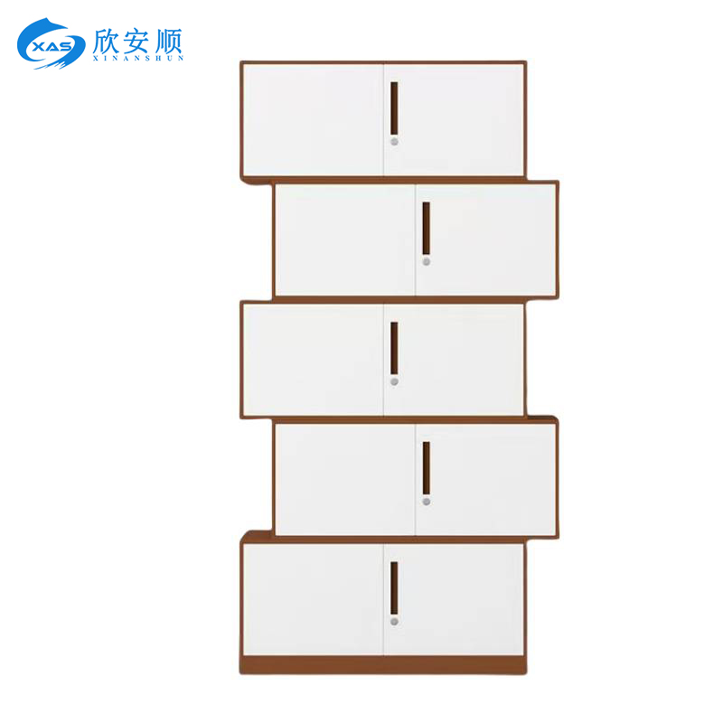 欣安顺 钢制五节档案柜(颜色可选) 900*400*(2000-2050)mm 台高清大图