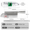 十八子作 专业厨师刀具复合钢菜刀 名厨2号斩切刀TP01-2