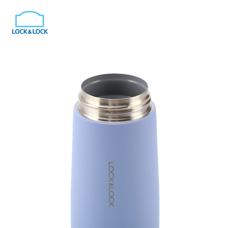 乐扣乐扣(lock&lock)爱的旋转保温杯304不锈钢杯子 LHC4169BLU(450ml)蓝色
