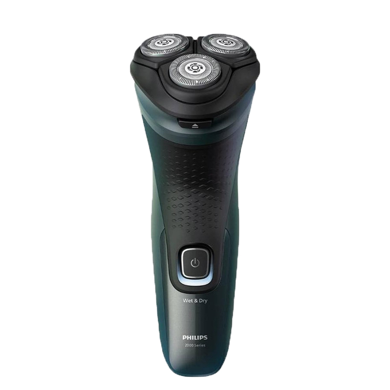 飞利浦三刀头旋转式电动剃须刀S2315礼盒全身水洗45分钟长效续航青色设计高清大图