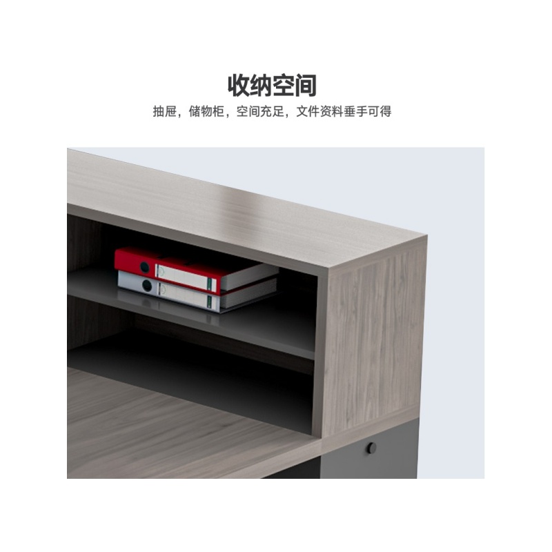 铭思达屏风工位四人张高清大图