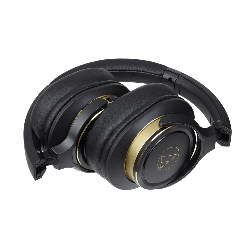 Audio Technica/铁三角 ATH-WS660BT BGD黑金色重低音蓝牙无线头戴耳机三玖耳机
