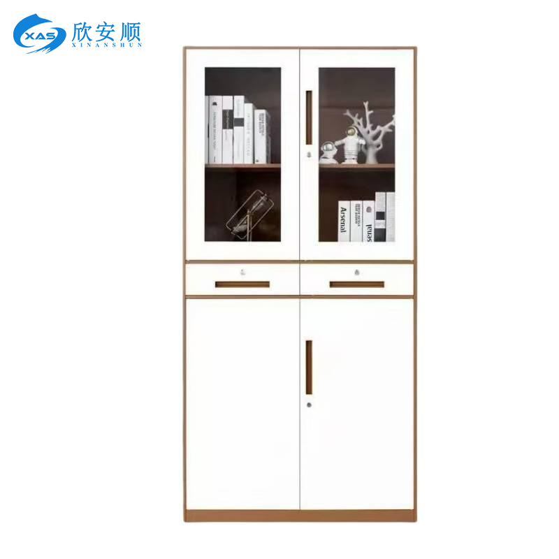 欣安顺 钢制中二斗文件柜(颜色可选) 1850*900*400mm 台