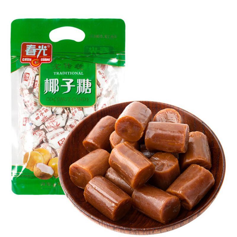 春光食品老传统椰子糖300g袋装