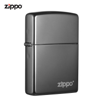 之宝(Zippo)打火机 黑冰商标 镀铬镭射150ZL 煤油防风火机-新机无油