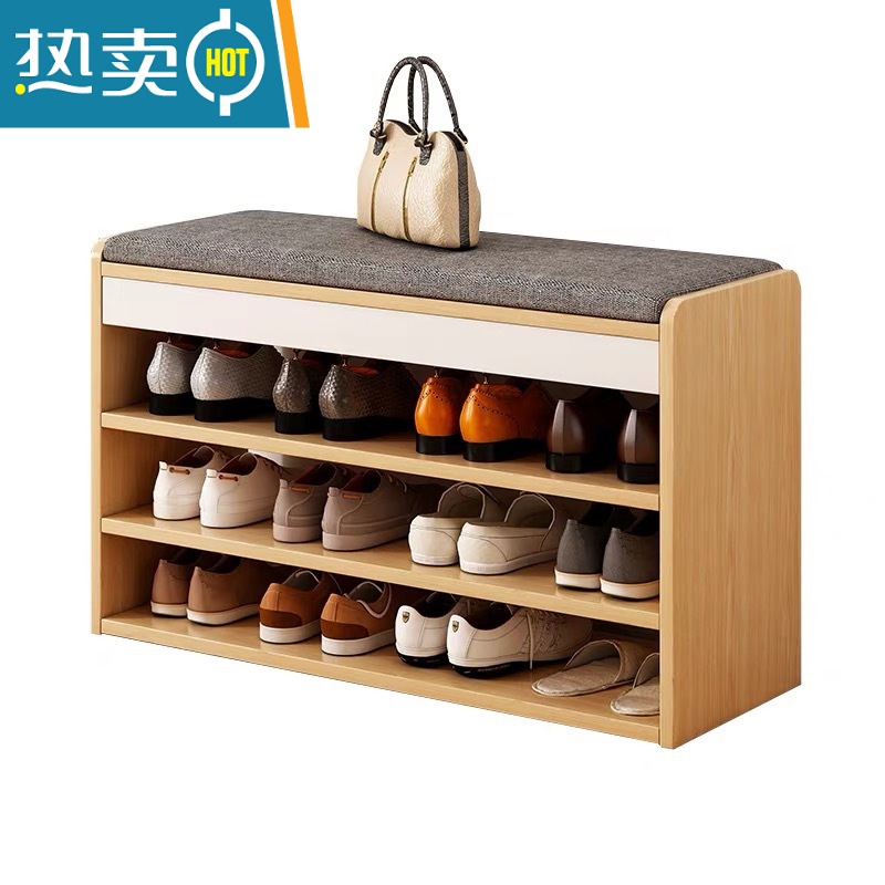敬平进门口换鞋凳鞋柜穿鞋凳多功能入户收纳凳坐凳一体玄关沙发凳鞋架高清大图