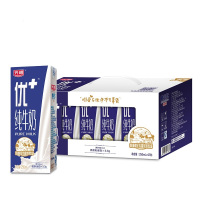 2提组合装 10月生产 光明优加高品质纯牛奶 优+纯奶礼盒 250ml*12盒*2提