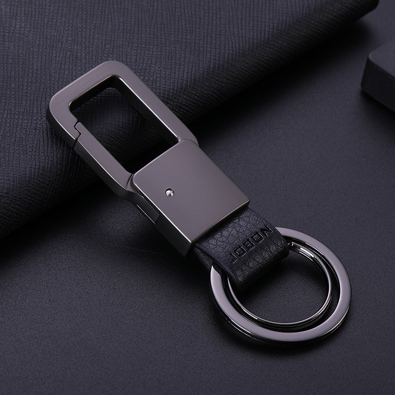 jobon中邦钥匙扣男士简约金属腰挂汽车钥匙扣链挂件汽车钥匙扣zb111