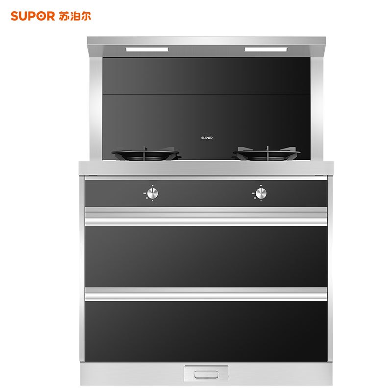 苏泊尔(SUPOR)集成灶AX25环保灶侧吸式集成灶具抽油烟机燃气灶一体灶钢化玻璃台面(天然气)