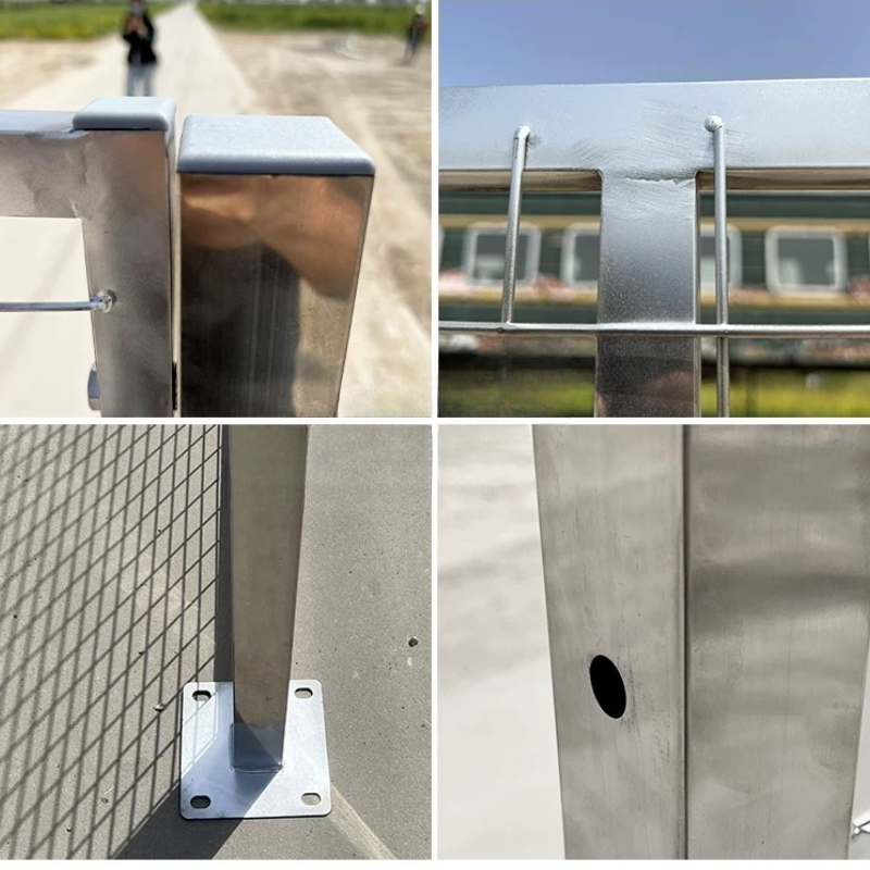 诚智旺 不锈钢围栏网(一网一柱)高1.8m*宽2m/片高清大图