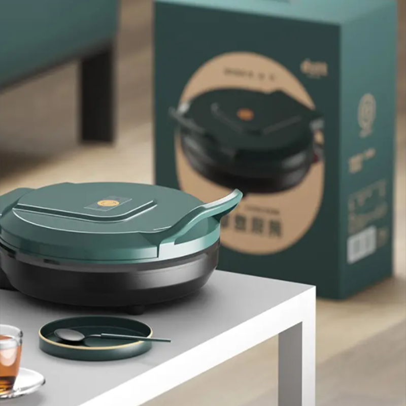 都市太太(DStt) 都市太太摩登厨房炙烤机电饼档家用双面加热烙饼锅自动断电加大加深煎饼机 松花绿 DS2800 单个价 默认 默认