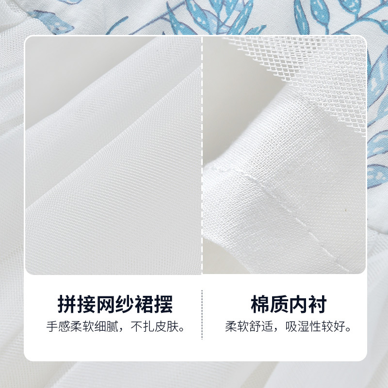 [8折价:39.2元]铅笔俱乐部夏装季新款女童连衣裙小女孩中国风连衣裙儿童时尚裙子