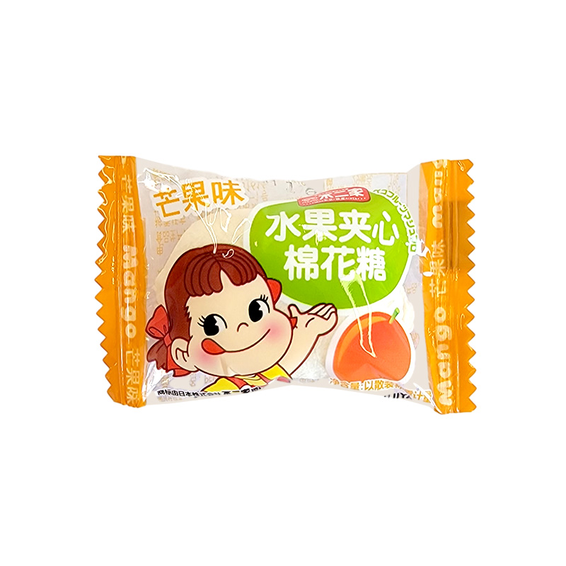 不二家水果味夹心棉花糖袋装82.8g儿童休闲零食结婚婚庆喜糖高清大图