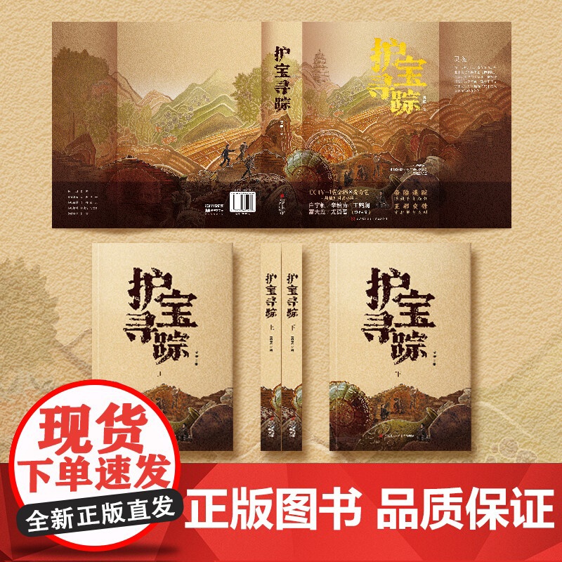 护宝寻踪 白宇帆辛柏青主演影视剧护宝寻踪同名小说 揭开考古反盗墓刑侦故事背后的千年帝陵之谜与人性真相感受历史文明的重量书高清大图