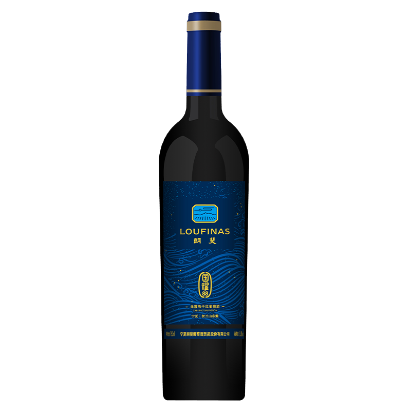 宁夏产区朗斐(LOUFINAS) 国耀88 干红葡萄酒单支正品珍藏酒类 750ml*1