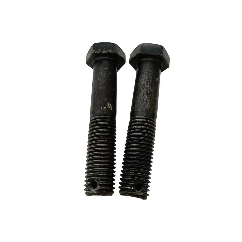 益莘 半牙外六角螺栓4.8级本色单孔螺栓 M20*110mm 条高清大图