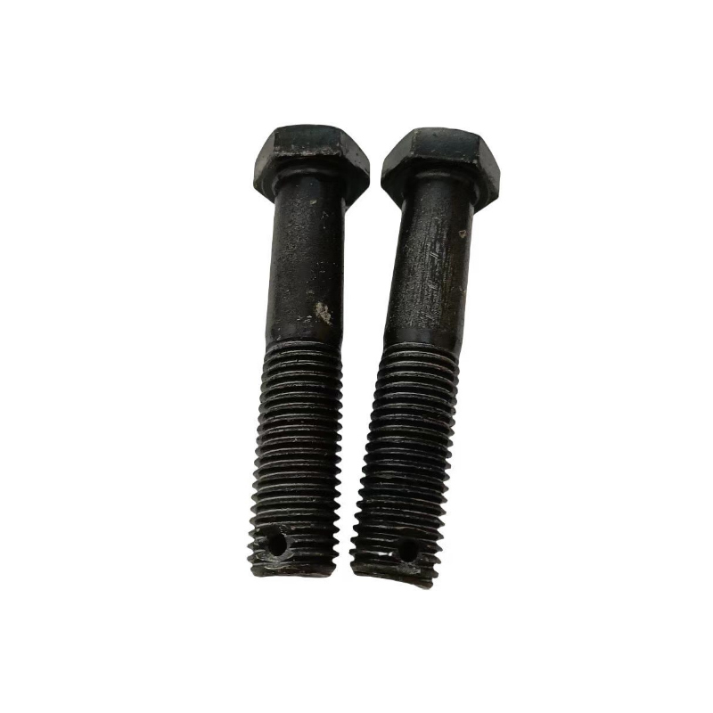 益莘 半牙外六角螺栓4.8级本色单孔螺栓 M20*110mm 条