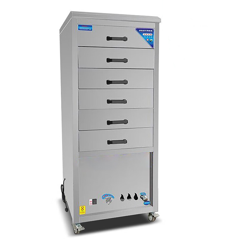 乐创(lecon)商用蒸饭柜 220v 食堂海鲜蒸柜蒸饭车燃气蒸箱六层万能蒸