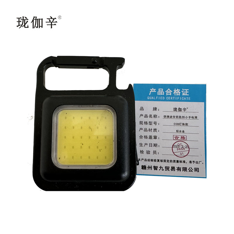 珑伽辛 便携迷你钥匙扣小手电筒 COB灯珠款/个