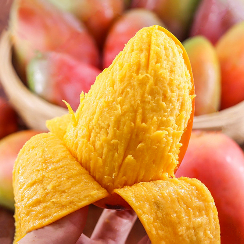 五个农民海南三亚贵妃芒果5斤装单果100150g坏果包赔产地直发参数