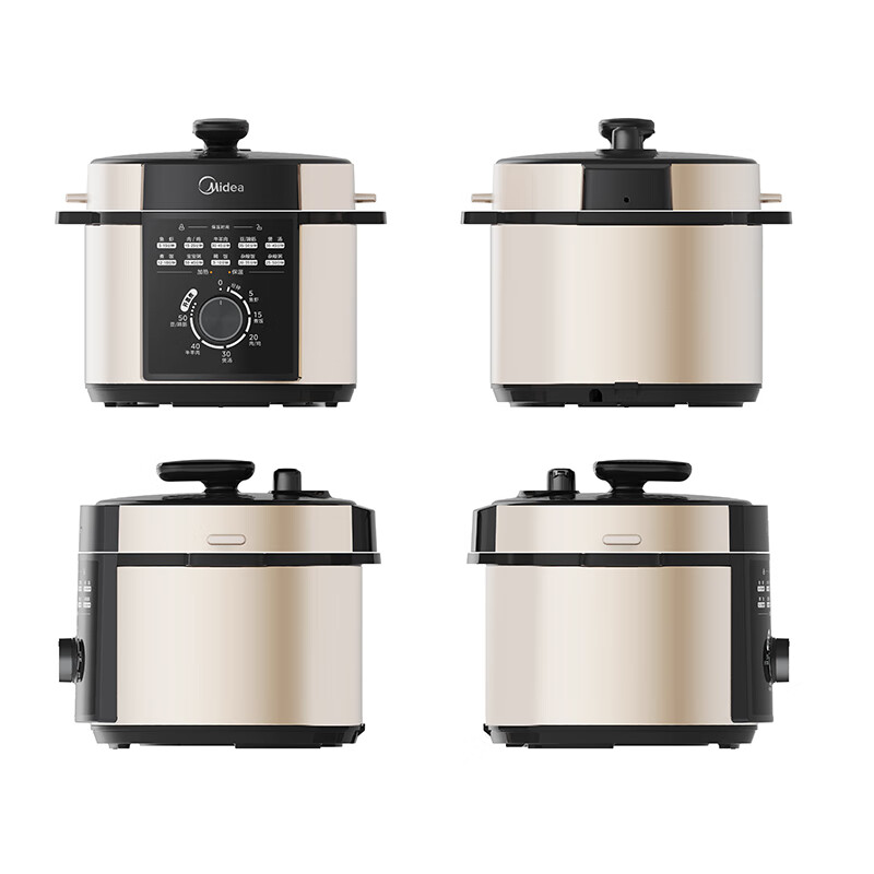 美的 电压力锅MY-E501 香槟金 5L高清大图