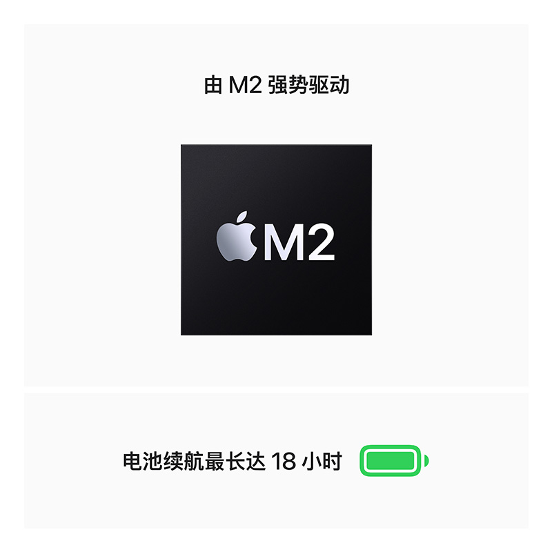 MLY23CH/A 13英寸 MacBook Air M2(8核)笔记本电脑 8G 512G 星光色高清大图