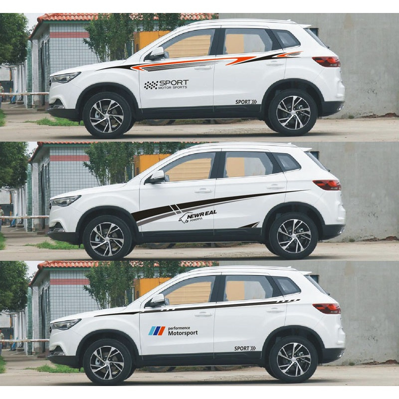 适用适用于奔腾x40专用车贴腰线拉花个性改装贴纸t33车身彩条装饰贴花