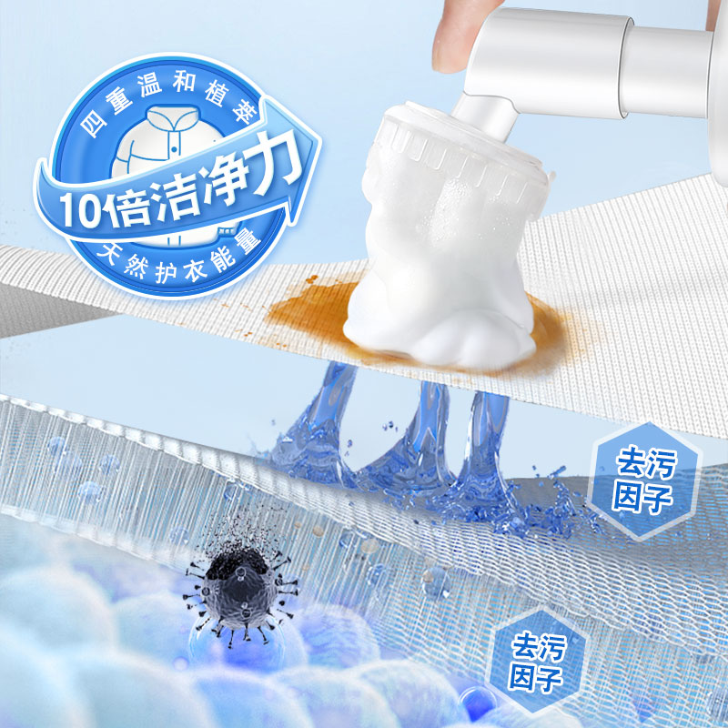 [补贴10%]羽绒服干洗剂免水洗家用泡沫清洗喷雾免洗去污渍清洁油渍洗涤神器 1瓶装高清大图