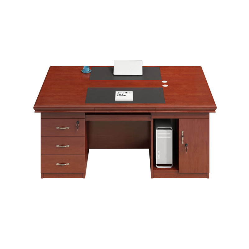 和居态 红胡桃色双面桌1600x1200x760mm 张高清大图