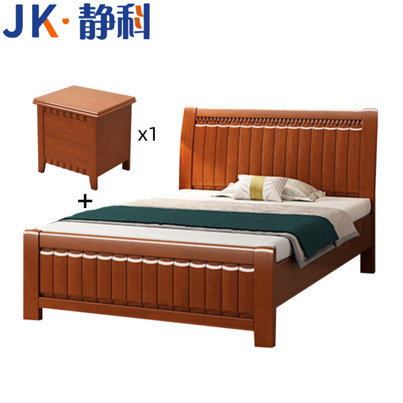 静科公寓床1200*1900*960mm(含床垫+床头柜)套高清大图