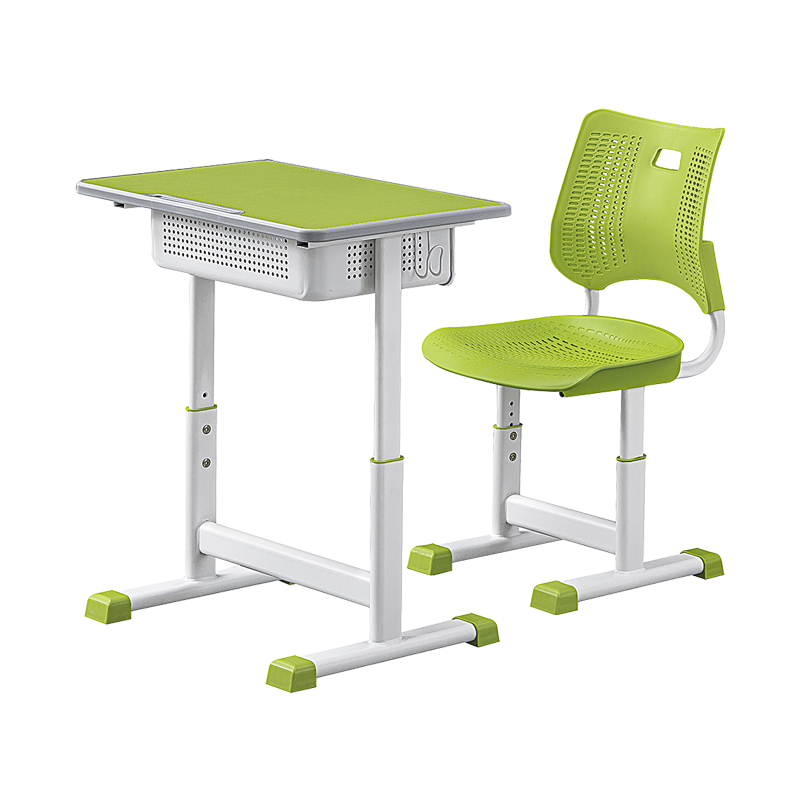 GS 学习桌培训桌椅教室 600*450*700mm1桌1椅高清大图