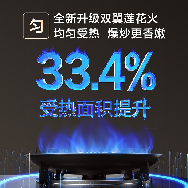 名气MQ燃气灶双眼灶5.2kW大火力钢化玻璃面板台嵌两用设计双边可定时A669B-H2P高清大图