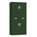 帅畅绿色铁皮文件柜办公室档案柜资料柜财务凭证柜钢制办公柜加厚二斗铁