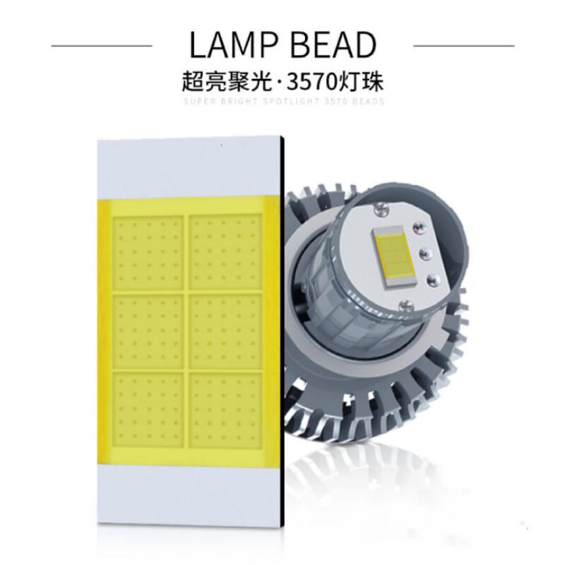 适用豪爵锐爽EN150铃木摩托车LED透镜大灯改装配件远近光一体双爪灯泡